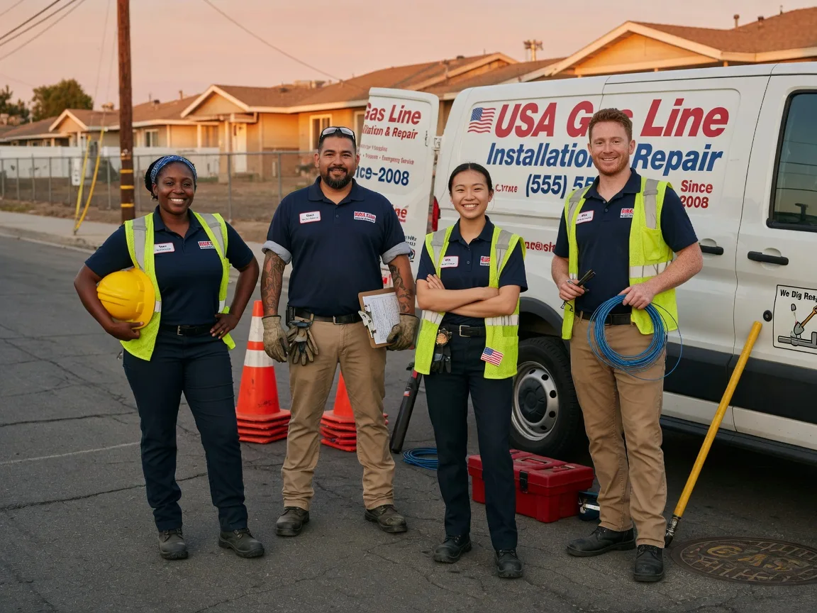 Gas Line Installation company in Hiland, WY